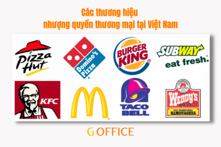 các thương hiệu nhượng quyền thương mại tại Việt Nam